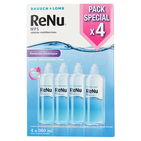 Actualité optique opticien : Pack Spécial 4 Renu mps