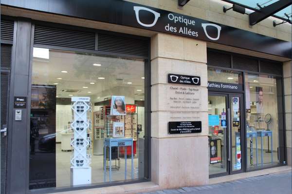Opticien : OPTIQUE DES ALLEES, 105 AVENUE JOSEPH VILLEVIEILLE, 13100 AIX-EN-PROVENCE