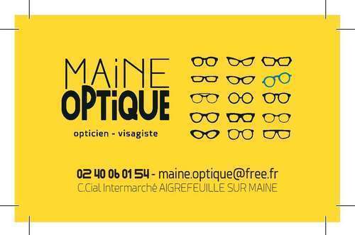 Opticien : MAINE OPTIQUE, 13 rue du Friche Audouin, 44140 AIGREFEUILLE SUR MAINE