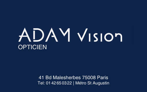 Opticien : ADAM VISION MALESHERBES, 41 Boulevard Malesherbes, 75008 PARIS