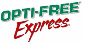 Produits lentilles  de la marque OPTI-FREE® Express® visible chez OPTIQUE SEVRIER