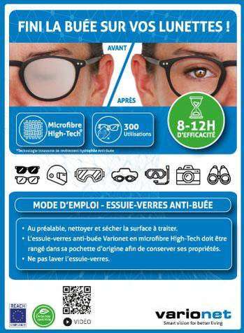 Actualité optique opticien : VOTRE SOLUTION ANTI BUEE 