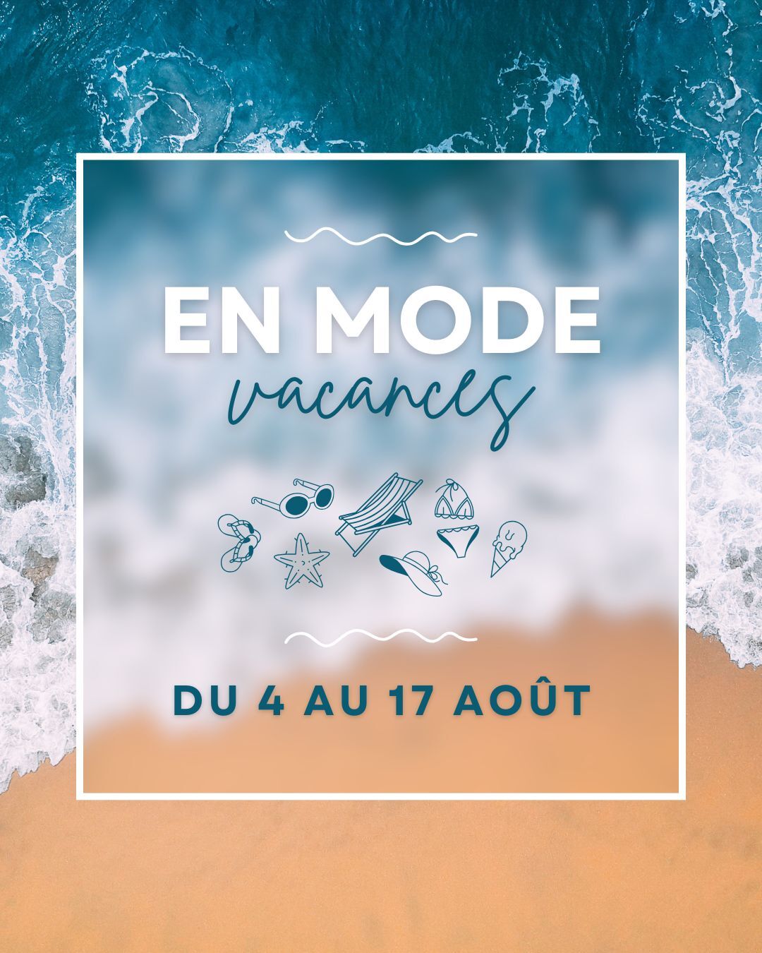 Image de l'actualité Fermeture estivale