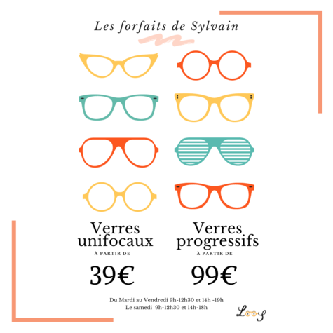Actualité optique opticien : Les Forfaits de Sylvain
