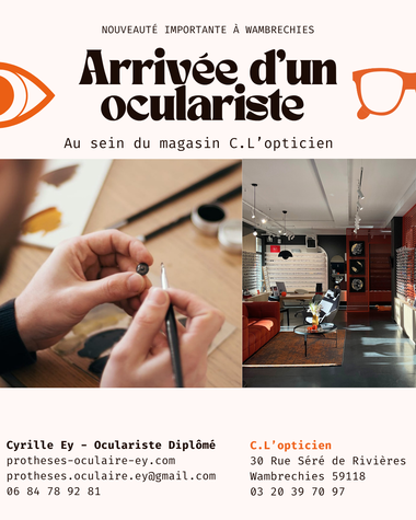 Image actualité Arrivée d'un oculariste