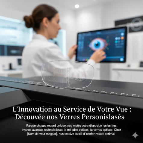 Actualité optique opticien : L'Innovation au Service de Votre Vue : Découvrez nos Verres Personnalisés