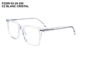 Lunettes homme vue  de la marque TOM JACKMAN : TOM JACKMAN - F2209 - C2 BLANC CRISTAL