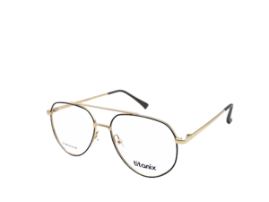 Lunettes homme vue  de la marque TITANIX : Titanix - TA1084 - C21 NOIR OR