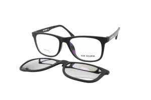 Lunettes homme solaire  de la marque SUN ECLIPSE : Sun Eclipse - 8202 - C1 noir