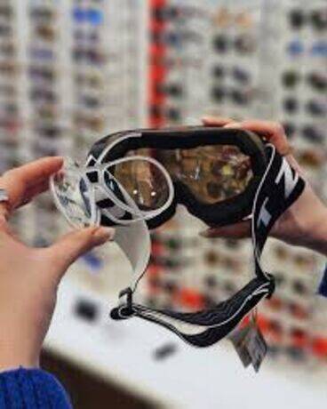 Clip vue sur masque de ski offert