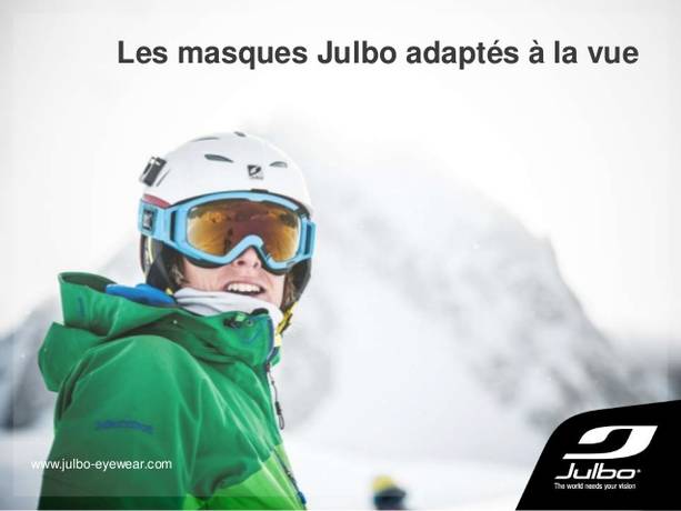 Actualité optique opticien : Vous avez un masque de ski? Mettez-le à votre vue!