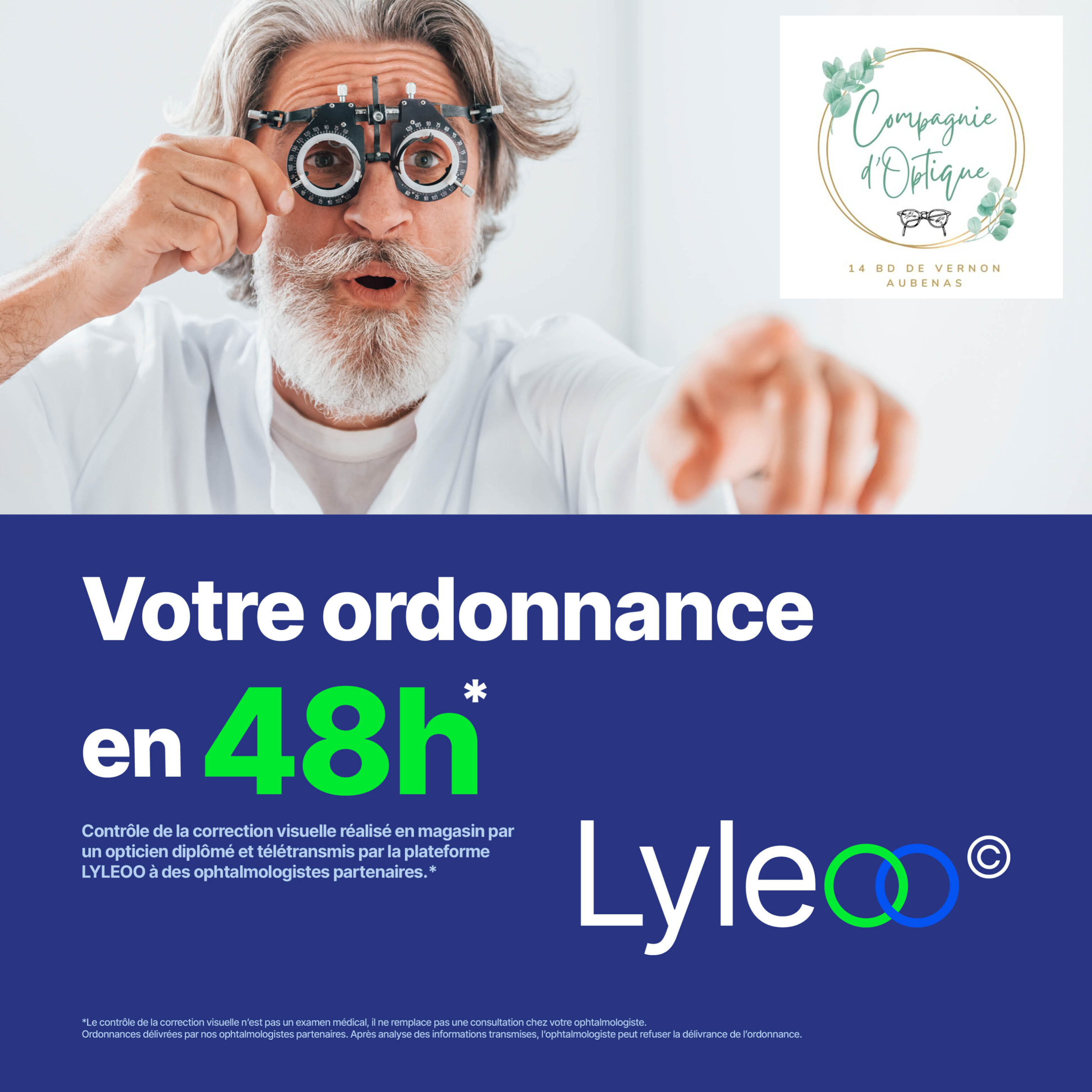 Actualité optique opticien : Votre ordonnance Lunette sous 48H00 à Aubenas !*