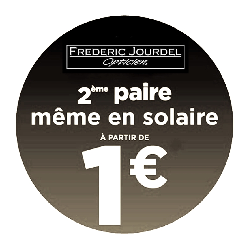 Image actualité 2ème PAIRE DE LUNETTES : 1€