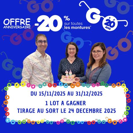 GASCOGNE OPTIQUE FETE SES 20 ANS