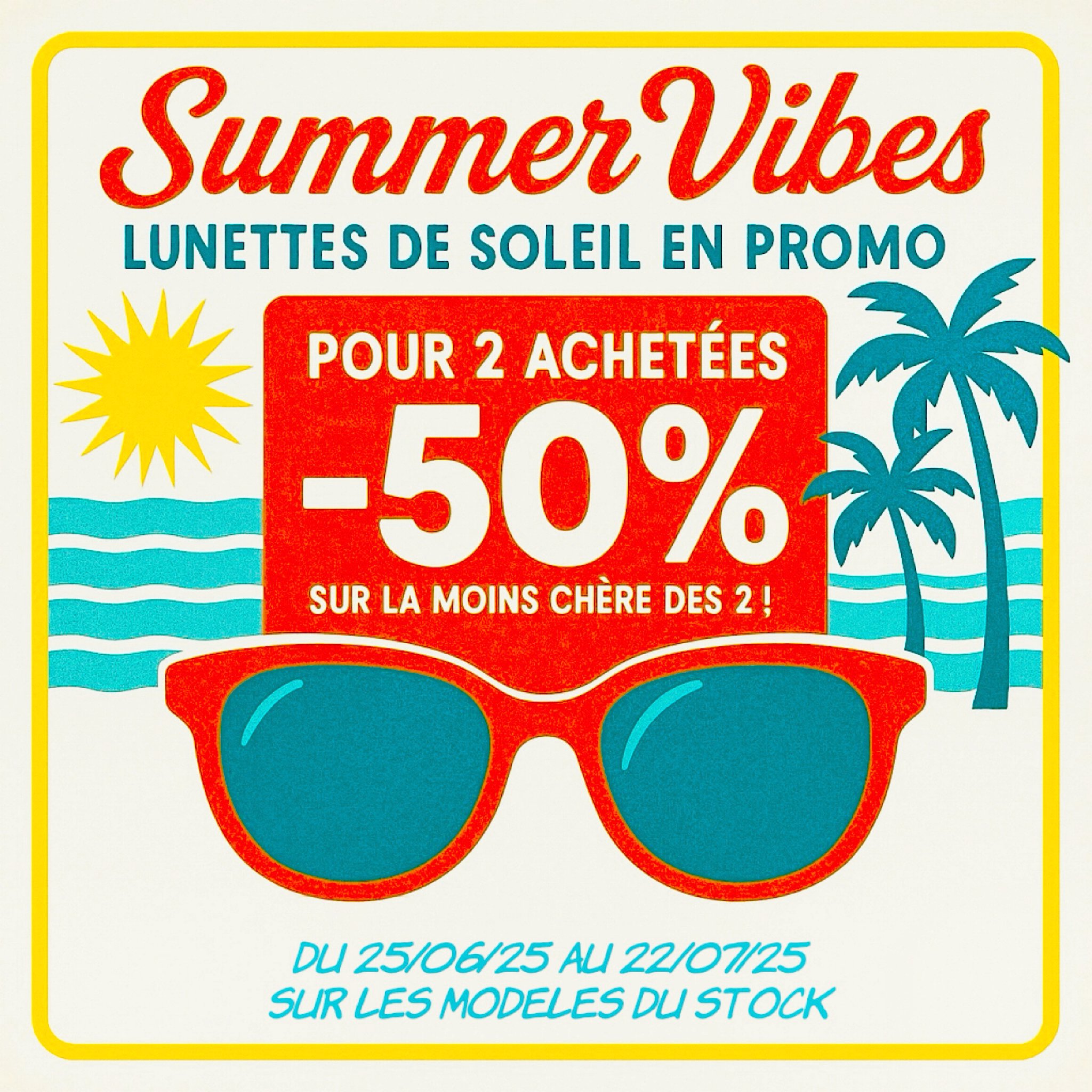SOLDES SOLAIRES : LA 2EME A -50%