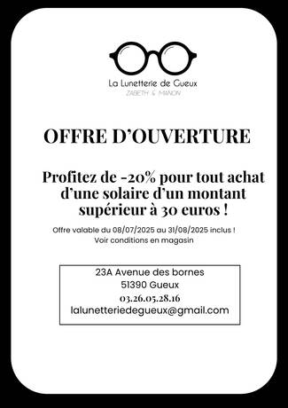 OFFRE D'OUVERTURE