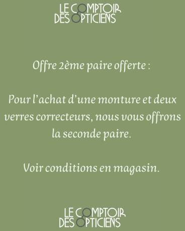 Offre 2ème paire