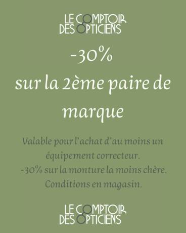 Offre 2 montures de marque