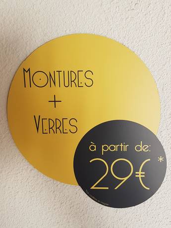 Monture + verres unifocaux à partir de 29€