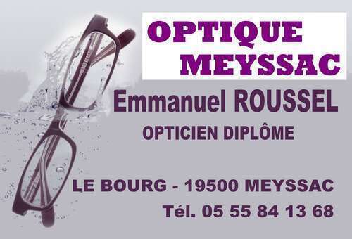 Magasin opticien indépendant OPTIQUE DE MEYSSAC 19500 MEYSSAC