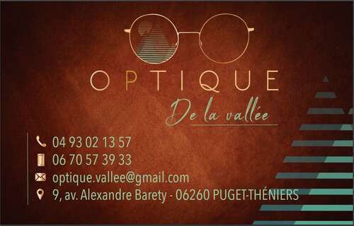 Magasin opticien indépendant OPTIQUE DE LA VALLEE 06260 PUGET THENIERS