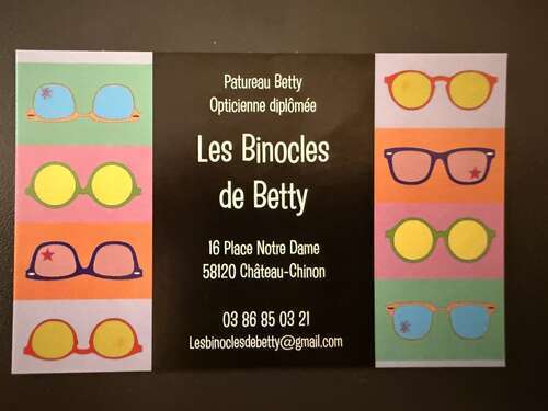 Magasin opticien indépendant LES BINOCLES DE BETTY 58120 CHATEAU CHINON