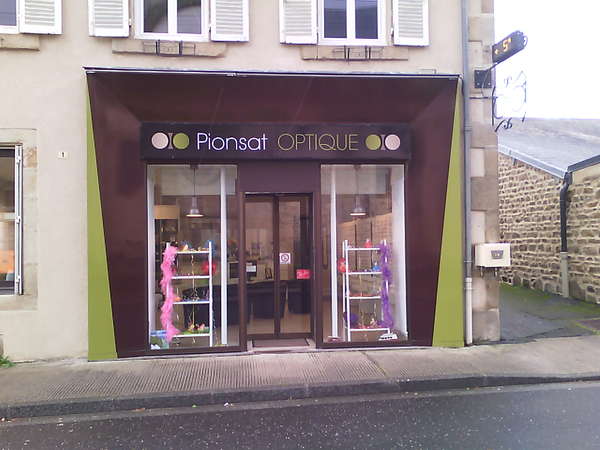 Photo du magasin SARL PIONSAT OPTIQUE