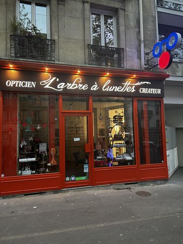 Magasin opticien indépendant L'ARBRE A LUNETTES 75012 PARIS
