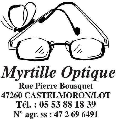 Magasin opticien indépendant MYRTILLE OPTIQUE 47260 CASTELMORON SUR LOT