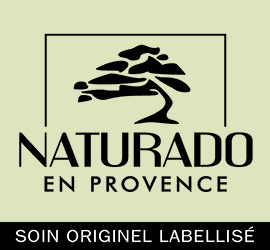 Création NATURADO en provence (gels douche) visible chez PRUNELLE
