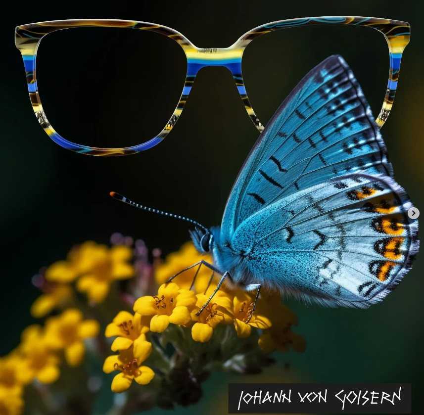 Création JOHANN VON GOISERN visible chez LUNETTES & COMPAGNIE