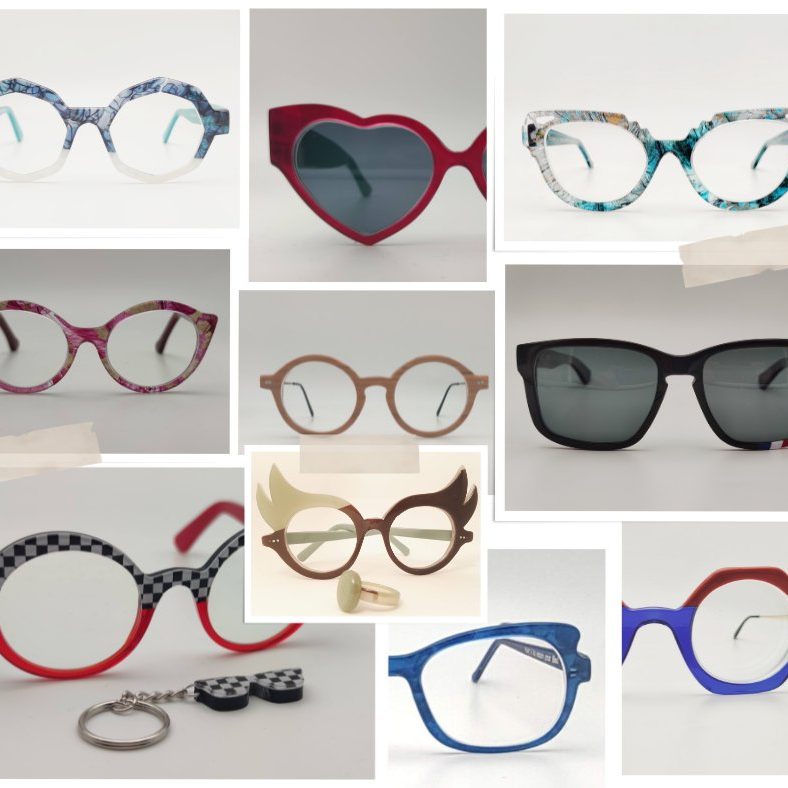 Création Montures sur mesure fabriquées à la main dans notre atelier de Pont-a-Mousson visible chez BEL'OPTIC