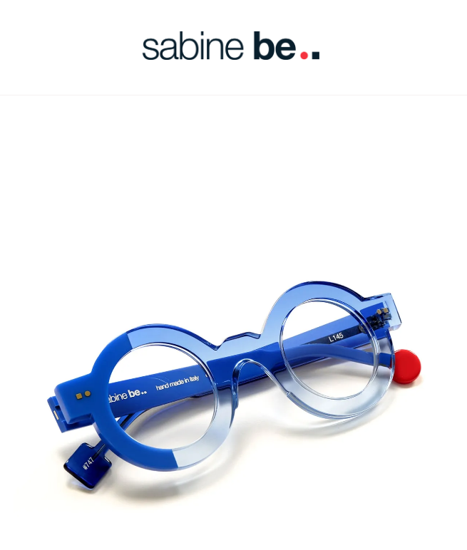 Création Sabine Be visible chez TROTIGNON OPTICIEN