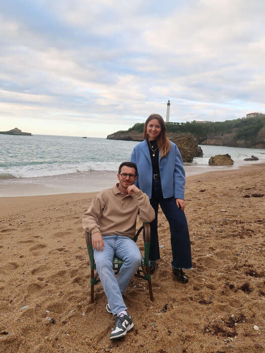 Photo de Elise & Thomas  - LE STUDIO A LUNETTES à BIARRITZ